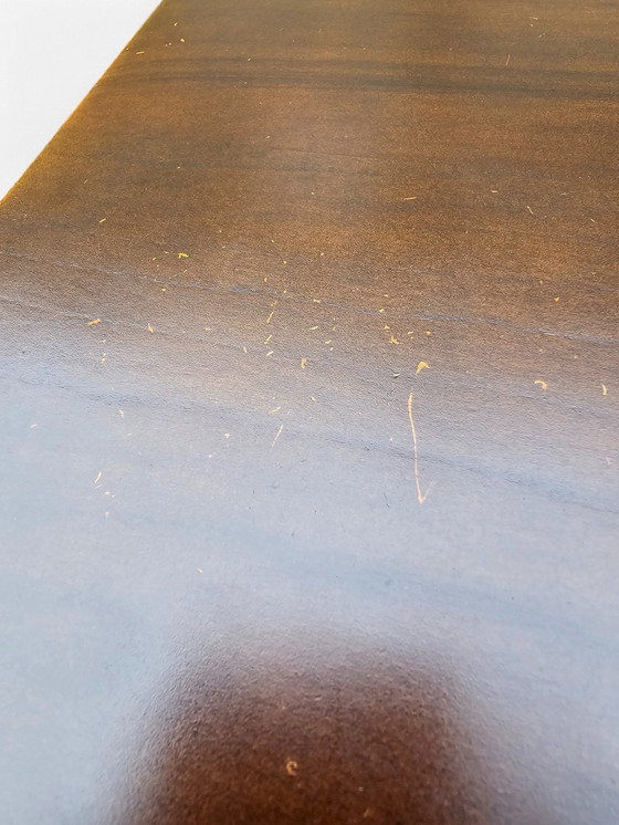 Image 1 of Vintage donker houten nachtkastje