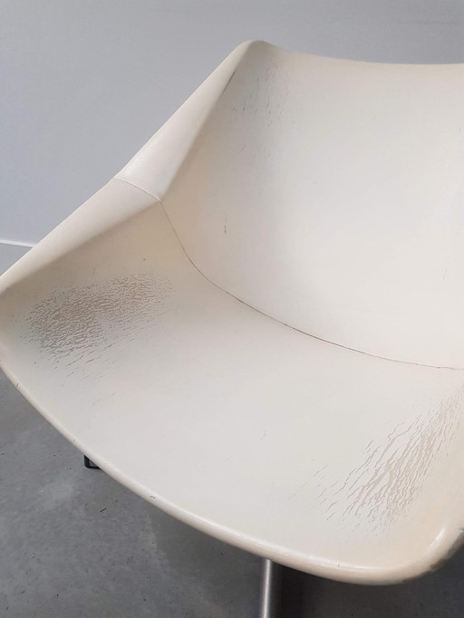 Opknapper: Pastoe Fauteuil Fm 08 Wit Skyleer
