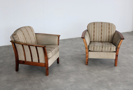 Image 1 of 1x vintage Zweedse fauteuil