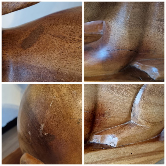 Image 1 of Vintage handgesneden konijn