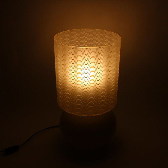 Image 1 of Vintage Italiaanse glazen lamp