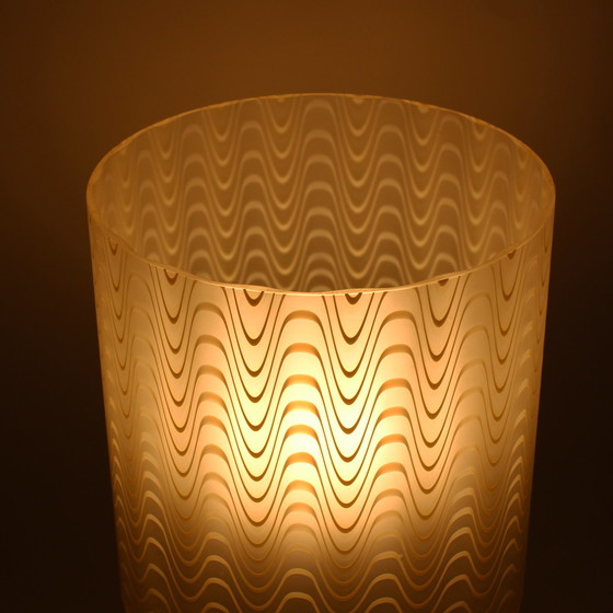 Image 1 of Vintage Italiaanse glazen lamp