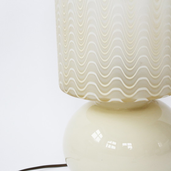 Image 1 of Vintage Italiaanse glazen lamp