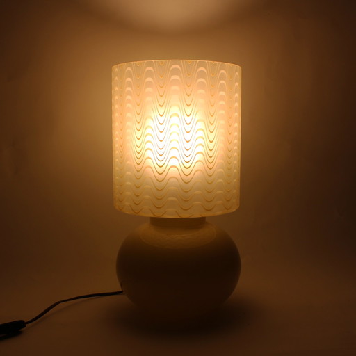 Vintage Italiaanse glazen lamp