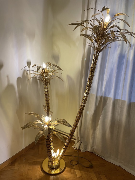 Image 1 of Maison Jansen Palmlamp