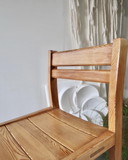 4x Vintage houten stoelen