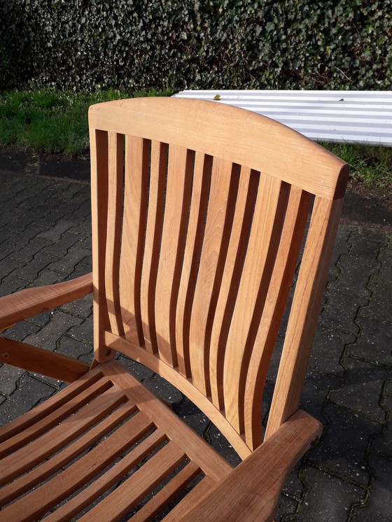 Image 1 of 2x Teak & Garden klap tuinstoel