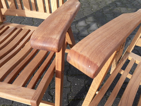 Image 1 of 2x Teak & Garden klap tuinstoel