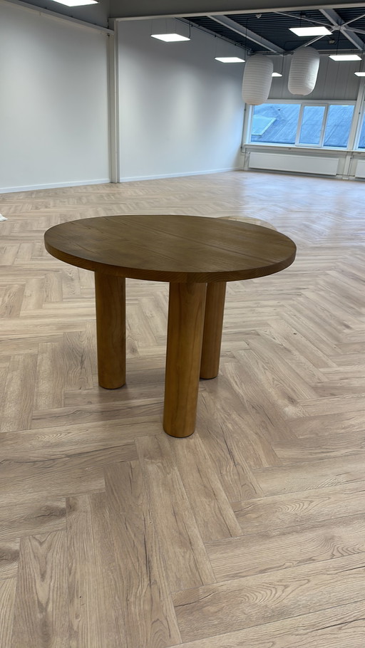 Teakhouten tafel