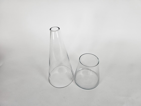 Image 1 of Willem Noyons - Goods dubbelvaas - glas - transparant - na 2000