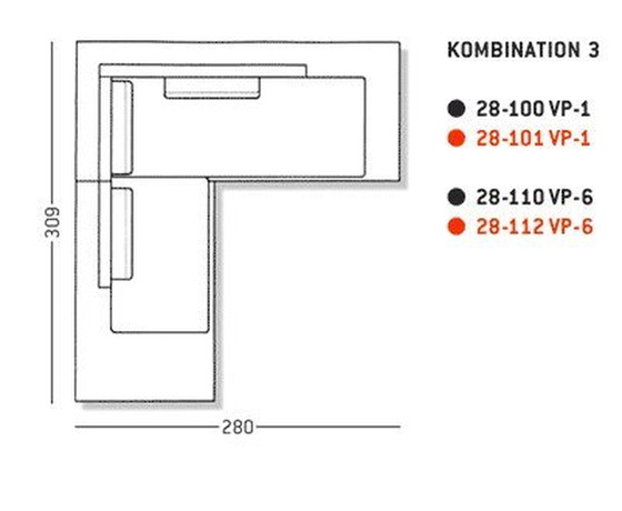 Image 1 of Rausch platform 2 loungebanken + salontafel