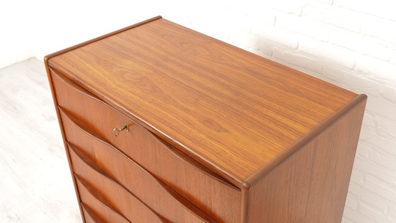 Image 1 of Vintage Deense Ladekast | Teak | 5 Lades | 97 Cm