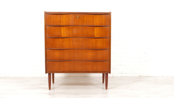 Image 1 of Vintage Deense Ladekast | Teak | 5 Lades | 97 Cm