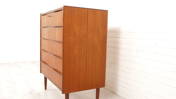 Image 1 of Vintage Deense Ladekast | Teak | 5 Lades | 97 Cm