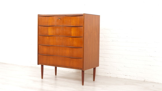 Image 1 of Vintage Deense Ladekast | Teak | 5 Lades | 97 Cm