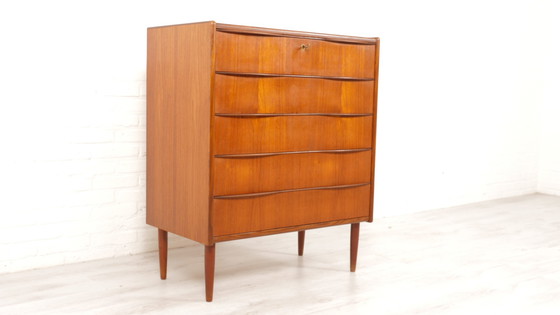 Image 1 of Vintage Deense Ladekast | Teak | 5 Lades | 97 Cm