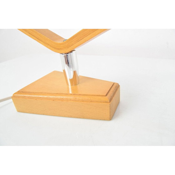 Image 1 of Vintage glazen lamp door Drevo Humpolec, Tsjecho-Slowakije 1960