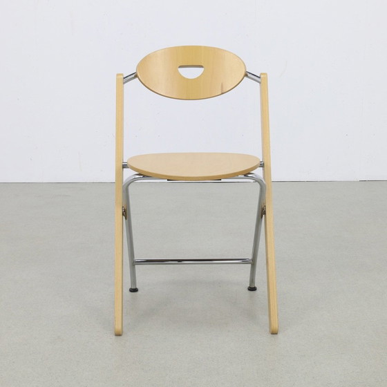 Image 1 of 4X Postmoderne Klapstoel, Ruud-Jan Kokke Kembo, 1980S