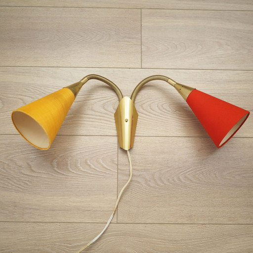 Wandlamp, Deens ontwerp, 1970S, Productie: Denemarken