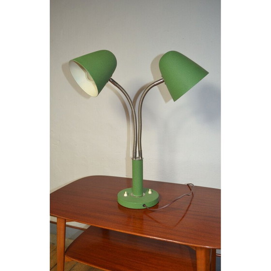 Image 1 of Vintage verstelbare tafellamp met 2 armen