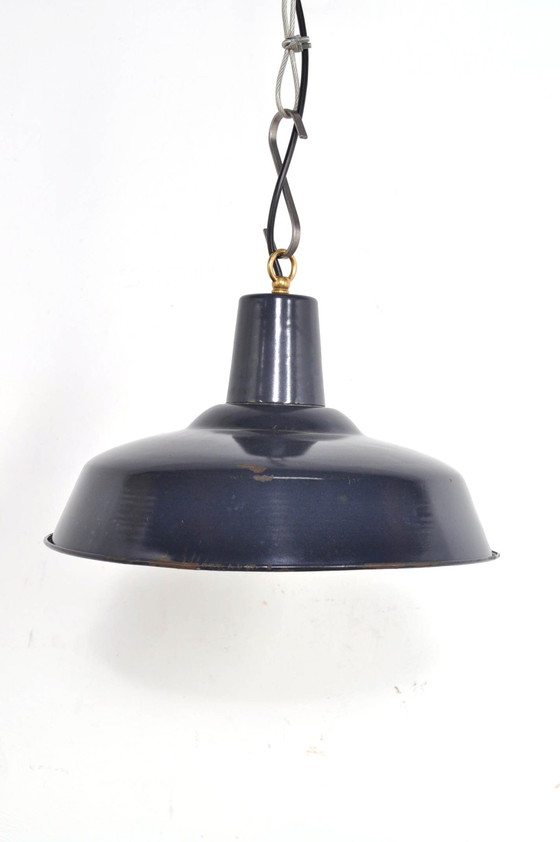 Image 1 of Vintage emaille lamp