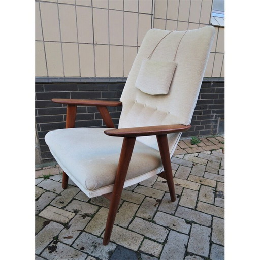 Vintage Deense fauteuil in teak model 230 van Kurt Olsen