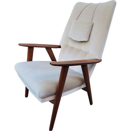 Vintage Deense fauteuil in teak model 230 van Kurt Olsen