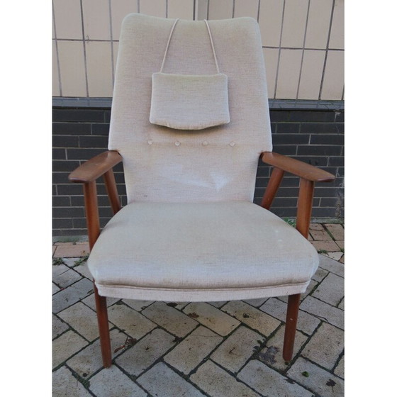 Image 1 of Vintage Deense fauteuil in teak model 230 van Kurt Olsen