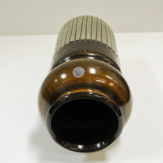 Image 1 of Vintage steengoed vaas "Moske" door Mari Simmulsson Upsala-Ekeby, Zweden 1967