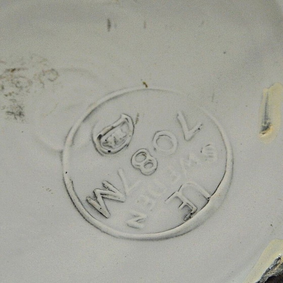 Image 1 of Vintage steengoed vaas "Moske" door Mari Simmulsson Upsala-Ekeby, Zweden 1967