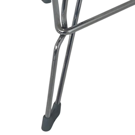 Image 1 of Yasu Sasamoto- Dulton - Industriële vintage barkruk met tractorzit, model Clipper II - Zwart zitting - Meerdere op voorraad