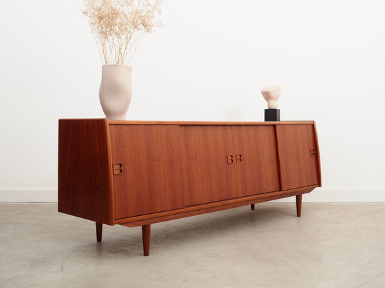 Image 1 of Teakhouten dressoir, Deens ontwerp, 1970S, Fabrikant: Aerthoj Jensen & Molholm Herning