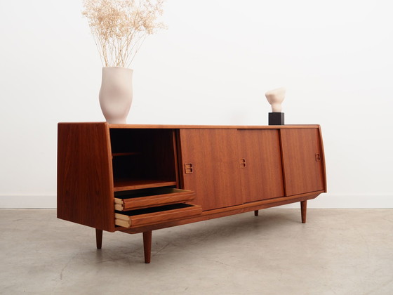 Image 1 of Teakhouten dressoir, Deens ontwerp, 1970S, Fabrikant: Aerthoj Jensen & Molholm Herning