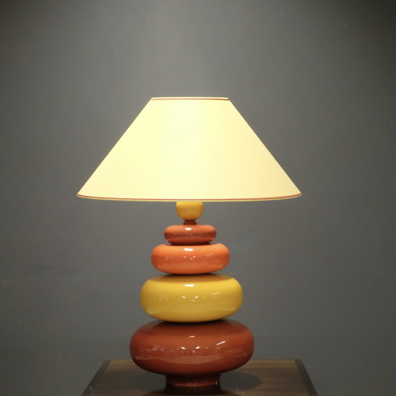 Image 1 of Vintage Louis Drimmer XL tafel lamp.