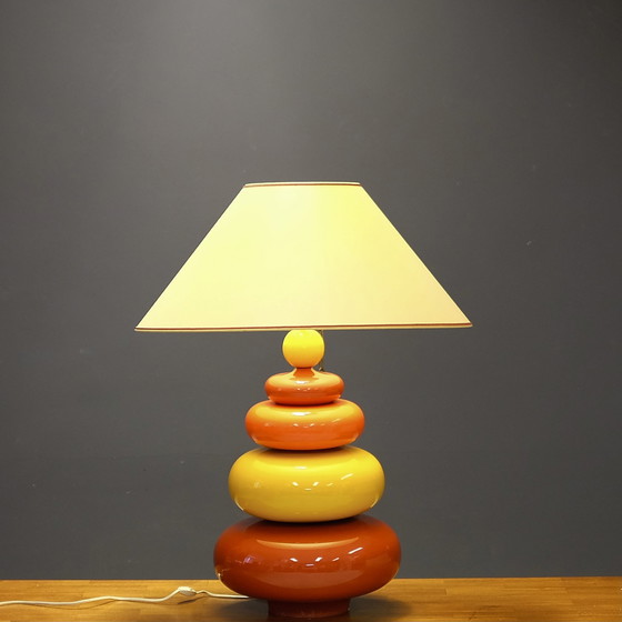 Image 1 of Vintage Louis Drimmer XL tafel lamp.