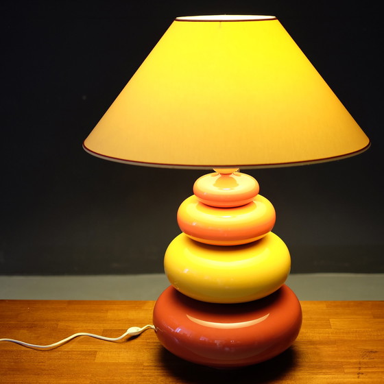 Image 1 of Vintage Louis Drimmer XL tafel lamp.