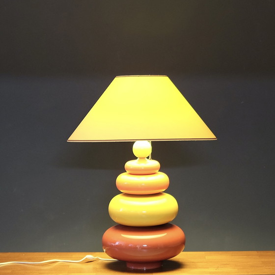 Image 1 of Vintage Louis Drimmer XL tafel lamp.