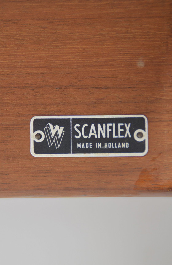 Image 1 of Dubbel Wandrek Ontworpen Door William Watting Voor Scanflex, Jaren '50