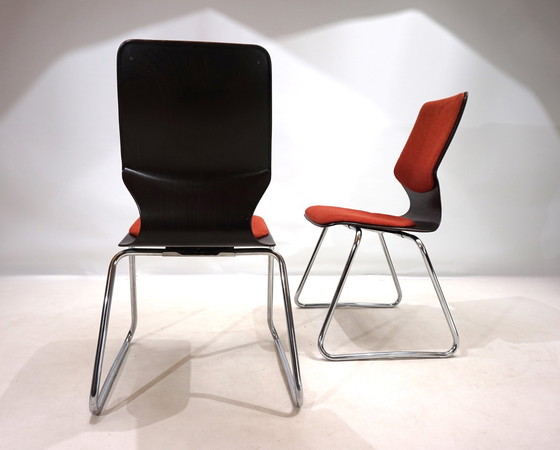 Image 1 of Flötotto Set van 2 Pagwood Stoelen Door Elmar Flötotto