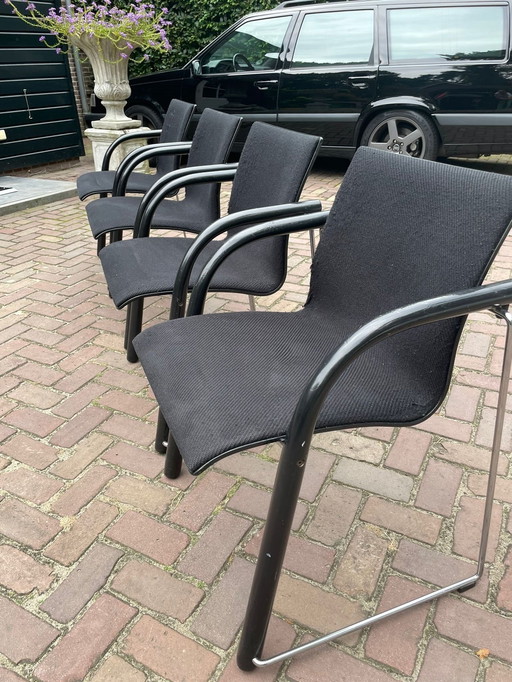 4x Thonet S320 Stoelen