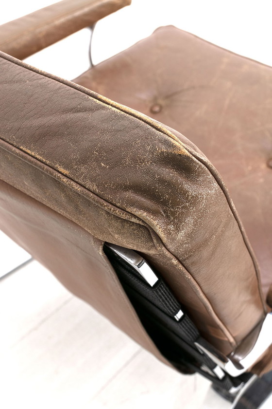 Image 1 of Vintage leren fauteuil