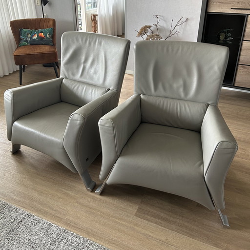 2x Rolf Benz Fauteuils