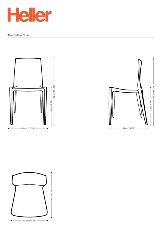 Image 1 of 6 X Ultrabellini Stoelen Model 1002 Heller