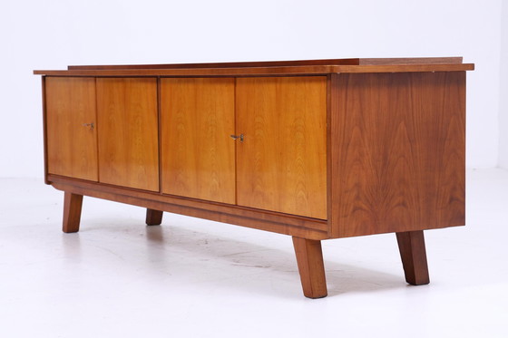 Image 1 of Vintage dressoir 60s | Mid Century Vintage lowboard kast opbergruimte retro hout