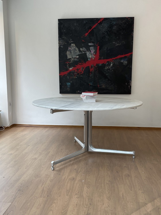 Image 1 of Kill international 130cm Preben Fabricious & Kastholm Marmeren Eettafel