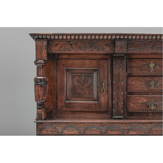 Image 1 of Vintage biedermeier highboard, Duitsland 1840