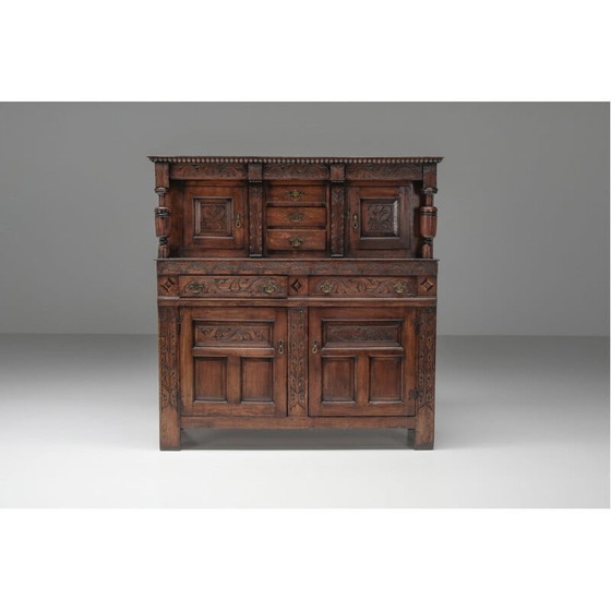Image 1 of Vintage biedermeier highboard, Duitsland 1840