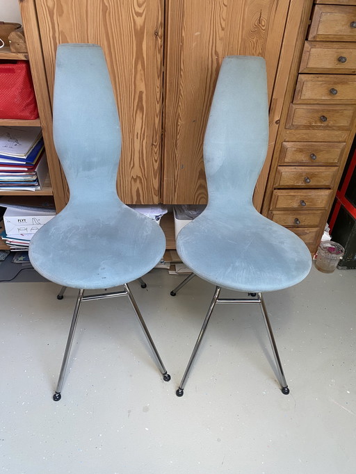 2X Stokke Varier Date Stoelen Met Extra Hoes 