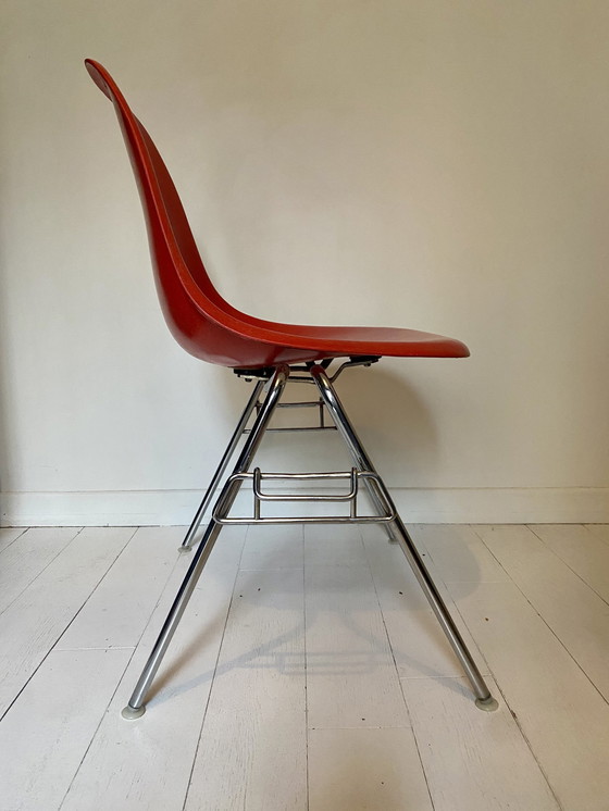 Image 1 of Eames Dss stoel van glasvezel, Herman Miller