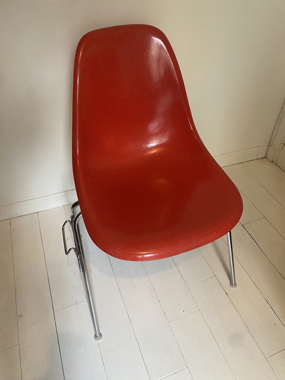 Image 1 of Eames Dss stoel van glasvezel, Herman Miller